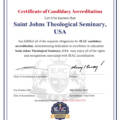 Saint John’s Theological Seminary Receives candidacy Accreditation from the International Education Accreditation Council (IEAC)