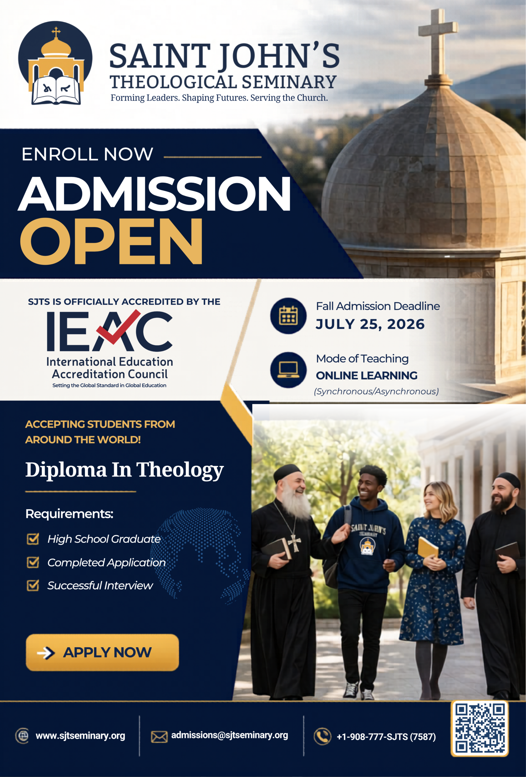 Fall 2026 Admissions is now open!