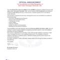 Official Announcement from IEAC